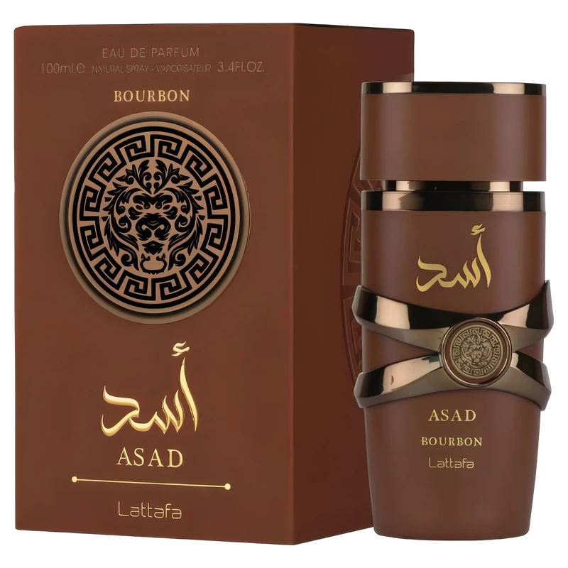 Lattafa Asad Bourbon EDP 100 ML original, perfume árabe