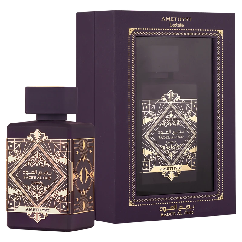 Lattafa Badee Al Oud Amethyst EDP 100 ML original, perfume árabe