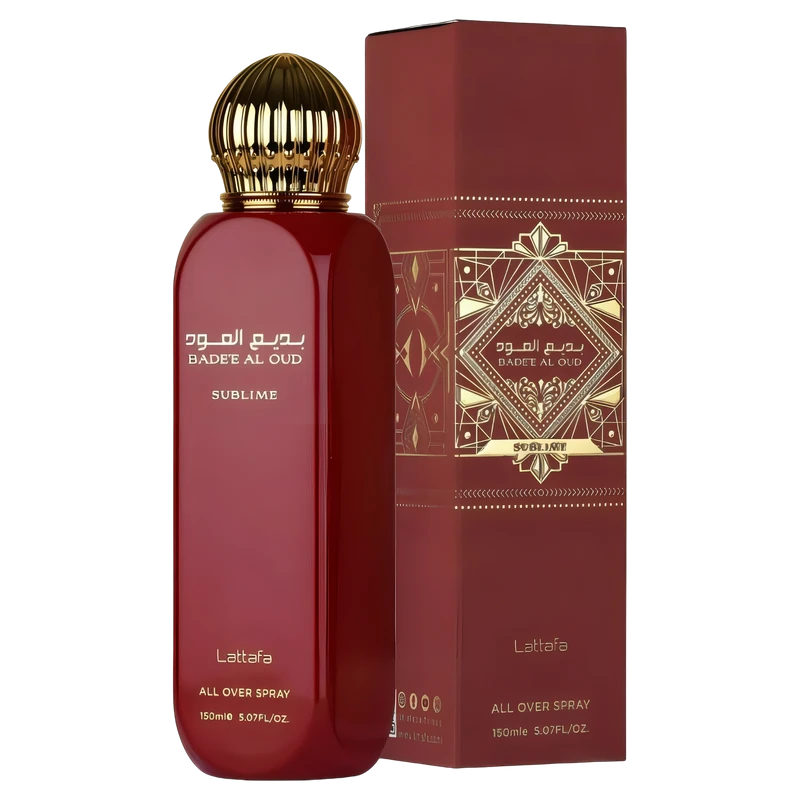 Lattafa Badee Al Oud Sublime All Over Spray 150 ML original, perfume árabe