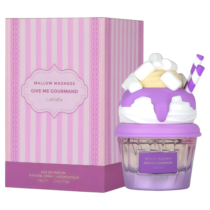 Lattafa Give Me Gourmand Mallow Madness EDP 75 ML original, perfume árabe
