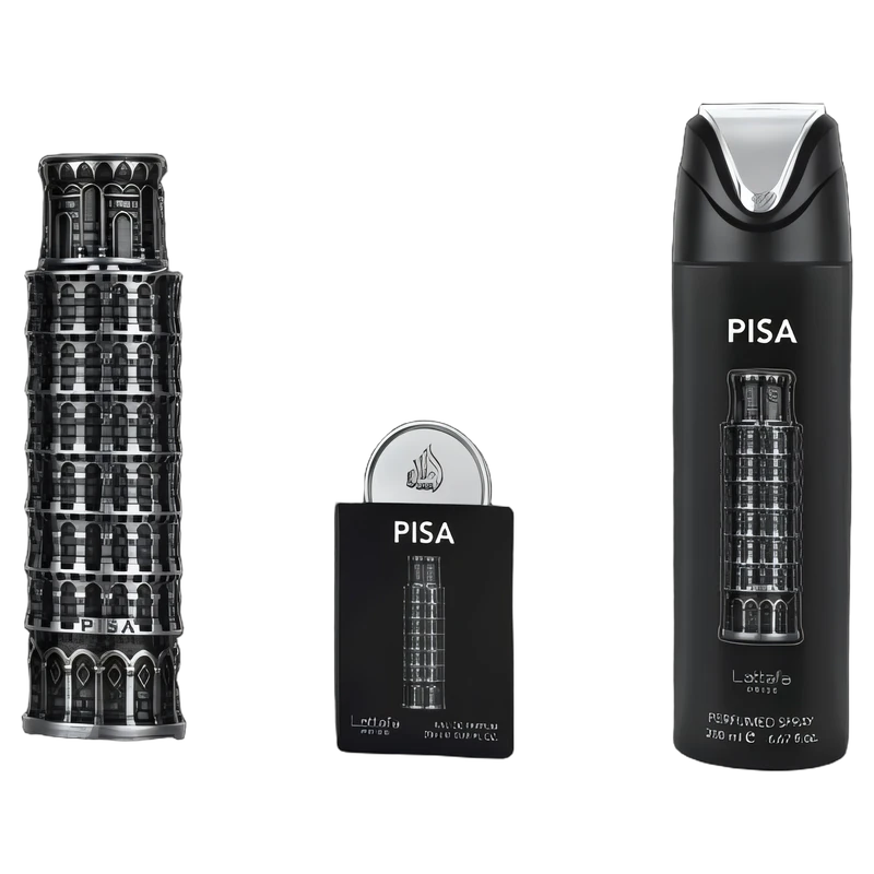 Lattafa Pride Giftset Pisa 3pc original, perfume árabe