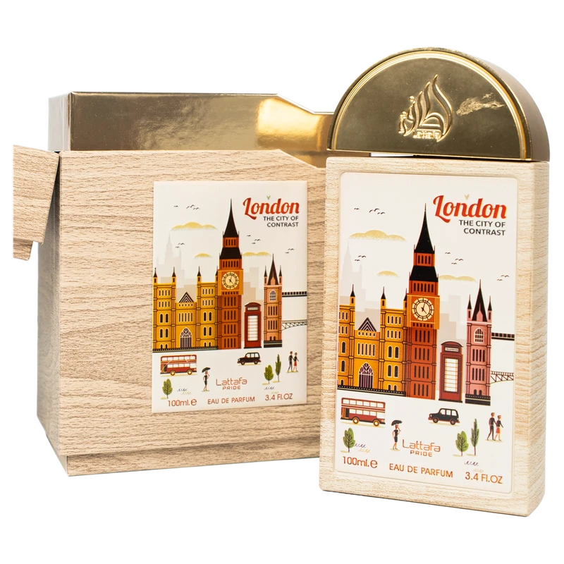 Lattafa Pride London The City Of Contrast EDP 100 ML original, perfume árabe