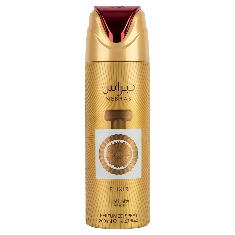 Lattafa Pride Nebras Elixir Desodorante Corporal 200 ML original, perfume árabe