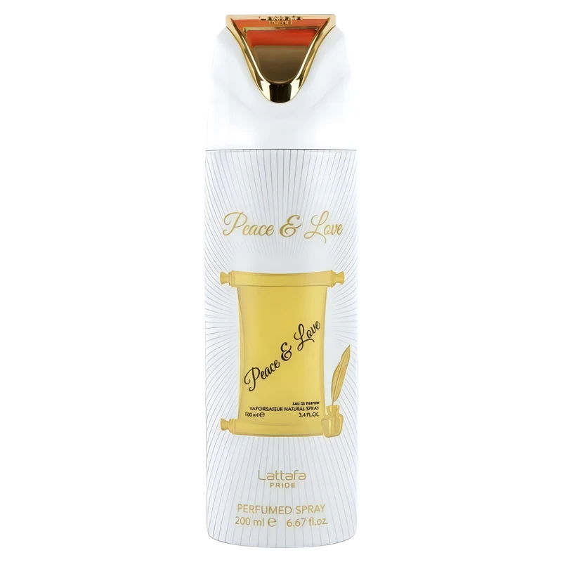 Lattafa Pride Peace & Love Desodorante Corporal 200 ML original, perfume árabe