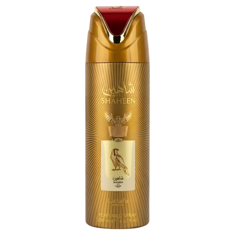 Lattafa Pride Shaheen Gold Desodorante Corporal 200 ML original, perfume árabe