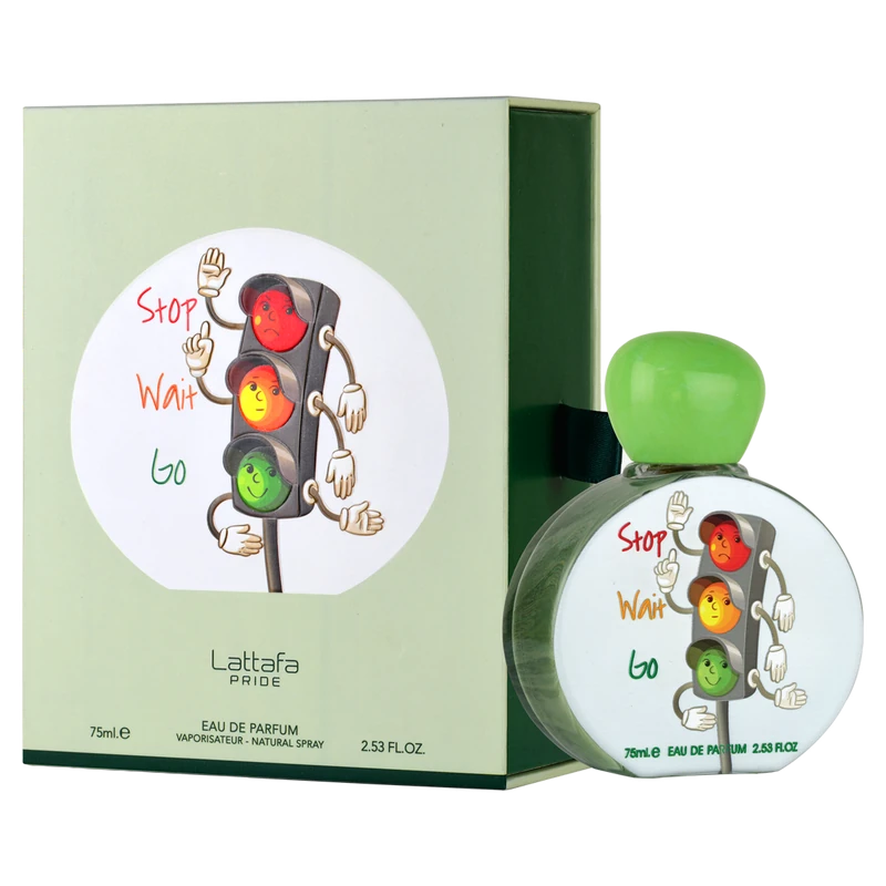 Lattafa Stop Wait Go EDP 75 ML original, perfume árabe