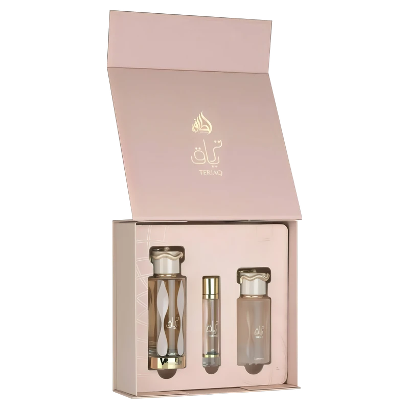 Lattafa Teriaq EDP Set 3 Pcs original, perfume árabe