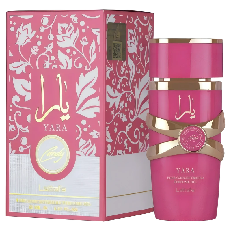 Lattafa Yara Candy Parfum Aceite Concentrado 20 ML original, perfume árabe