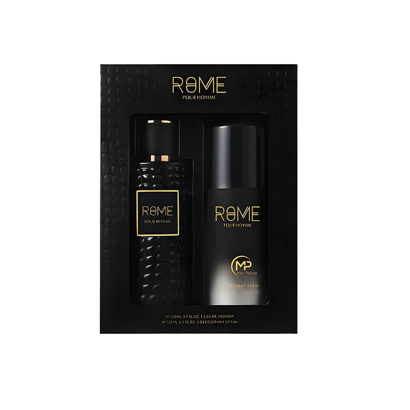 Estuche Bharara Rome Pour Homme EDP 100 ml + 150 ml original, set de regalo de Bharara