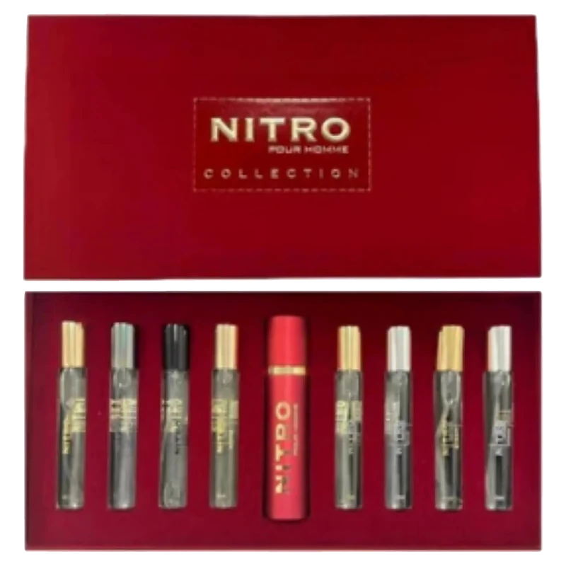 Estuche Dumont Nitro Pour Homme Collection EDP 8 x 10 ml original, set de regalo de Dumont